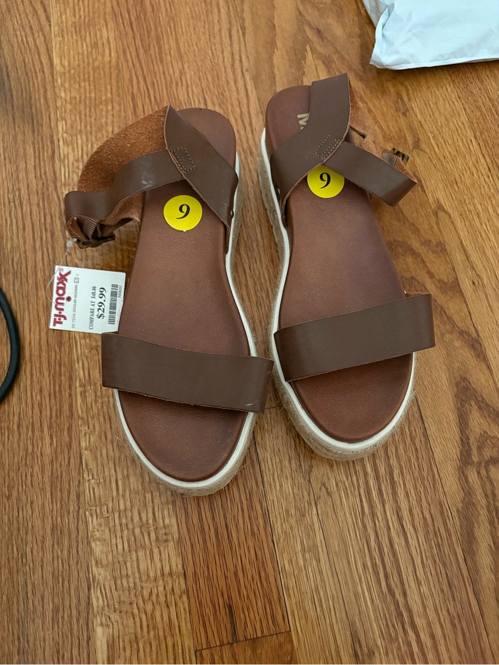 MIA Brown Platform Sandals
